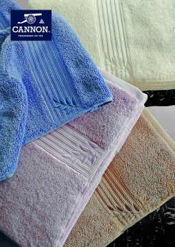 CANNON  LUXURY EMBROIDERED BATH TOWEL SETS